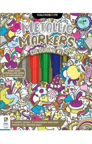 Kaleidoscope Colouring  Metallic Markers